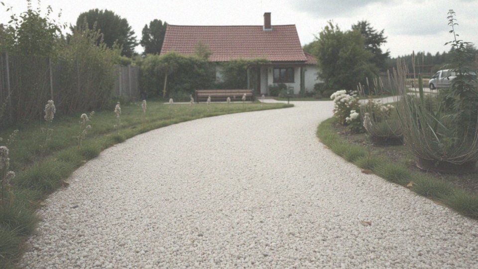 Jakie są zalety podjazdu z kruszywa?