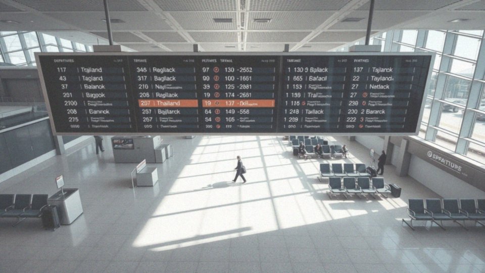 Co to jest średni czas lotu do Tajlandii?
