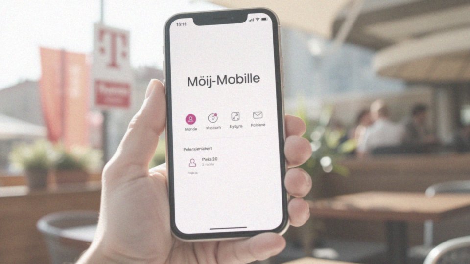 Jak z aplikacji Mój T-Mobile korzystać do zarządzania kontem?